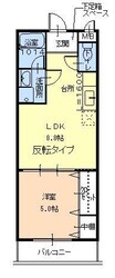 フジパレス谷町B棟の物件間取画像